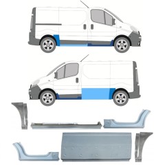 Ensemble de panneaux de réparation pour Nissan Primastar 2001-2014 16775
