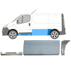 Ensemble de panneaux de réparation pour Nissan Primastar 2001-2014 / Gauche 16767