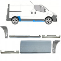 Ensemble de panneaux de réparation pour Renault Trafic Opel Vivaro 2001-2014 / SWB /  11230