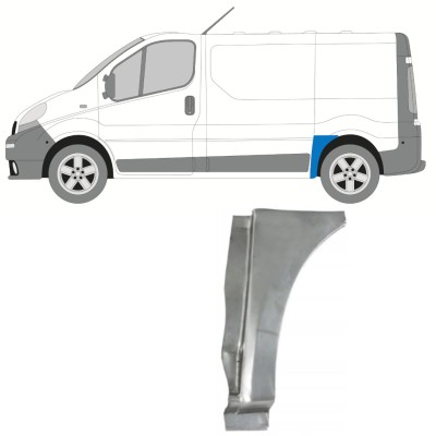 Panneau de réparation arc d'aile arrière pour Opel Vivaro 2001-2014 / Gauche 15765