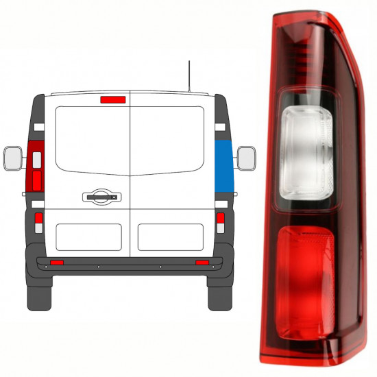 RENAULT TRAFIC 2014- ARRIÈRE LAMPE / DROIT