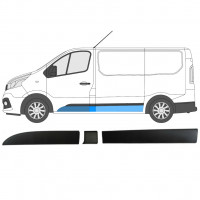 Ensemble de moulures pour Renault Trafic Opel Vivaro Talento 2014- / SWB / Gauche /  8568