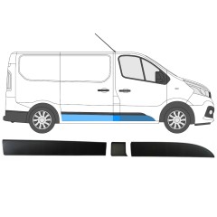 Ensemble de moulures pour Opel Vivaro 2014-2019 / Droite / 14432