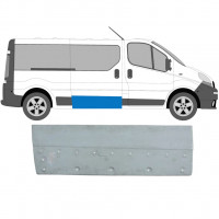 Panneau de réparation pour porte coulissante extérieur pour Opel Vivaro / R Trafic 2001- / Droite 6929