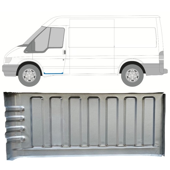 Tôle de réparation de marchepied pour Ford Transit 2000-2013 / Gauche 15055