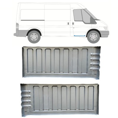 Tôle de réparation de marchepied pour Ford Transit 2000-2013 / Gauche+Droit / Ensemble 15056