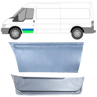 Panneau de réparation de porte avant intérieur pour Ford Transit 2000-2013 / Gauche / Ensemble 14544