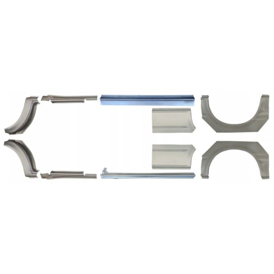 Réparation bas de caisse + passage de roue arrière pour Ford Transit 2000-2013 / Ensemble 12678