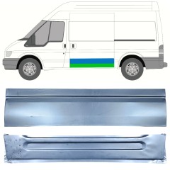 Panneau de réparation des portes latérale intérieur et extérieur pour Ford Transit 2000-2013 / Gauche / Ensemble 12667