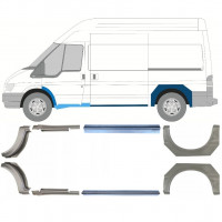 Réparation bas de caisse + passage de roue arrière pour Ford Transit 2000-2013  / MWB / Ensemble 12675