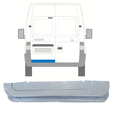 Panneau de réparation de porte arrière pour Ford Transit 2000-2013 / Gauche 14655