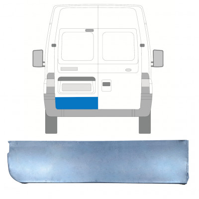 Panneau de réparation de porte arrière pour Ford Transit 2000-2013 / Gauche 11572