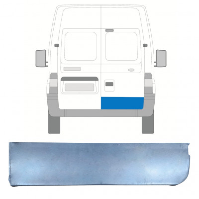 Panneau de réparation de porte arrière pour Ford Transit 2000-2013 / Droite 11573