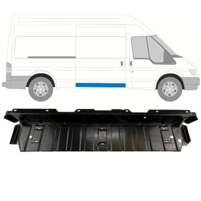 Tôle de réparation de marchepied pour Ford Transit 2000-2013 / Gauche = Droite (symétrique) 15986