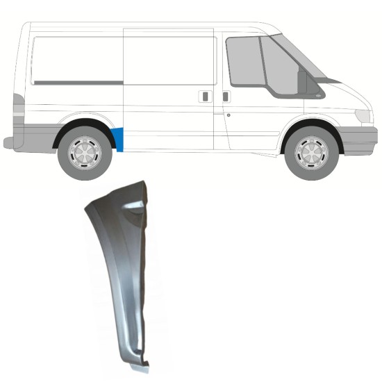 Panneau de réparation arc d'aile arrière pour Ford Transit 2000-2013 / Droite 14998 Panneau de réparation arc d'aile arrière pour Ford Transit 2000-2013 / Droite 14998