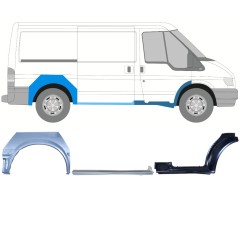 Ensemble de panneaux de réparation pour Ford Transit 2000-2013 / Droite / 15022