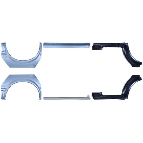 Ensemble de panneaux de réparation pour Ford Transit 2000-2013 / Gauche+Droit / 15024