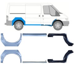 Ensemble de panneaux de réparation pour Ford Transit 2000-2013 / Gauche+Droit / 15024