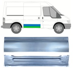Panneau de réparation des portes latérale intérieur et extérieur pour Ford Transit 2000-2013 / Droite / Ensemble 12664