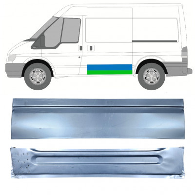 Panneau de réparation des portes latérale intérieur et extérieur pour Ford Transit 2000-2013  / SWB / Gauche / Ensemble 12666