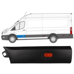 Moulure latérale sur porte avant pour Ford Transit 2014- / Gauche / Ensemble 14665