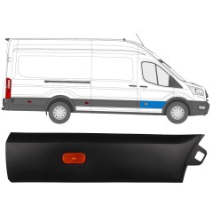 Moulure latérale sur porte avant pour Ford Transit 2014- / Droite / Ensemble 14664