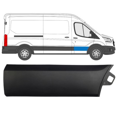Moulure latérale sur porte avant pour Ford Transit 2014- / Droite 14659