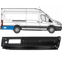 Panneau de réparation arc d'aile arrière pour Ford Transit 2014- 2014-2026 / Droite 17088