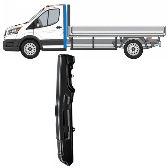 Panneau de réparation du montant pour Ford Transit 2014- 2014-2026 / Gauche 17279