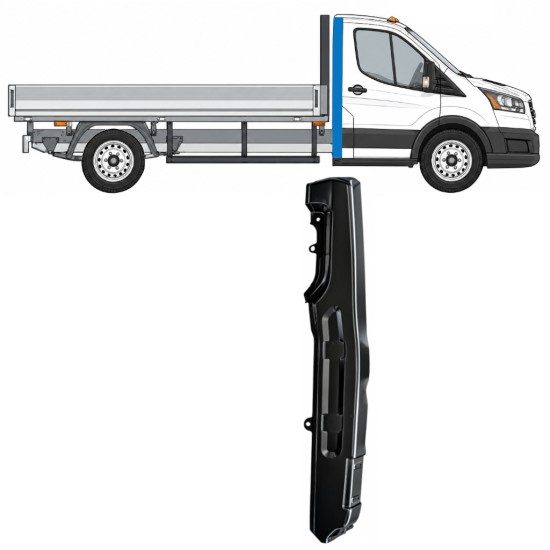 Panneau de réparation du montant pour Ford Transit 2014- 2014-2026 / Droite 17278