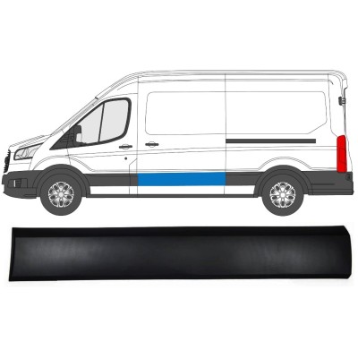 Moulure latérale arrière pour Ford Transit 2014- / Gauche 14667