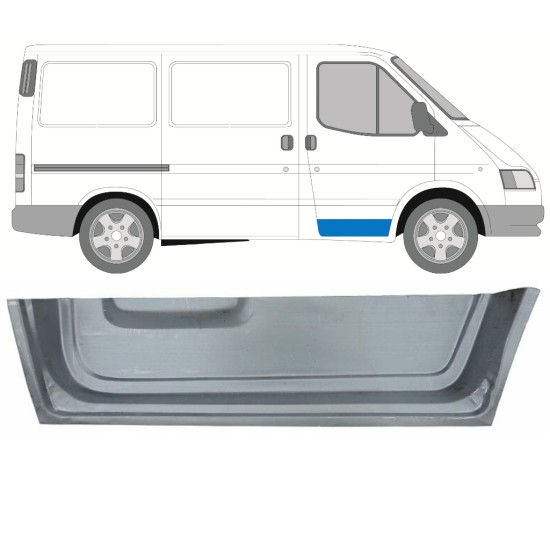 Panneau de réparation de porte avant intérieur pour Ford Transit 1986-2000 / Droite 16022
