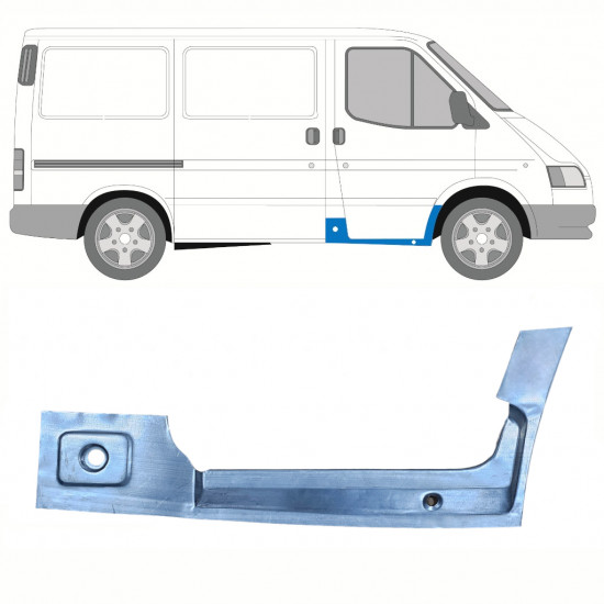 Panneau de réparation sur porte latérale intérieur pour Ford Transit 1991-2000 / Droite 8427