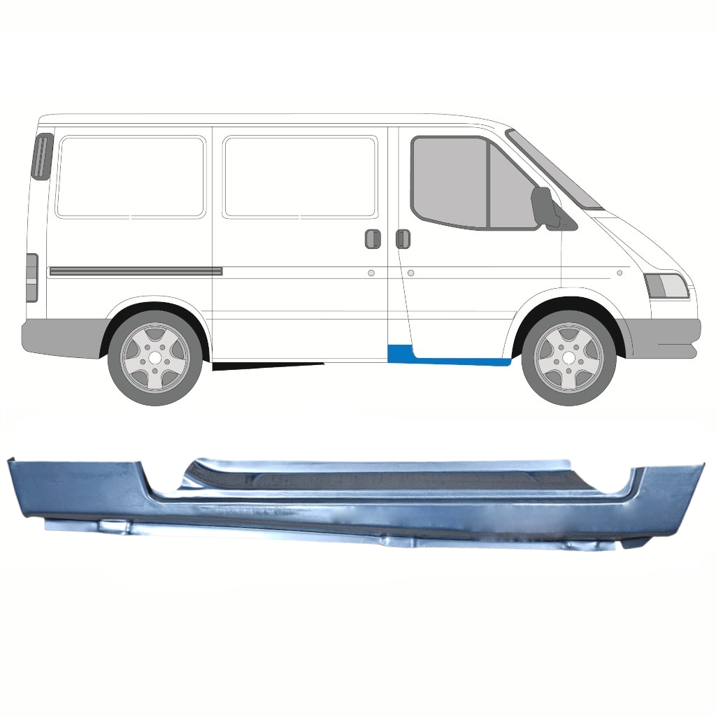 Réparation Bas De Caisse De Porte Avant Pour Ford Transit 1991-2000 / Droite 8438