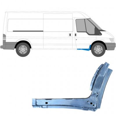 FORD TRANSIT 2000-2013 PANNEAU DE RÉPARATION DU SEUIL INTÉRIEUR / DROIT