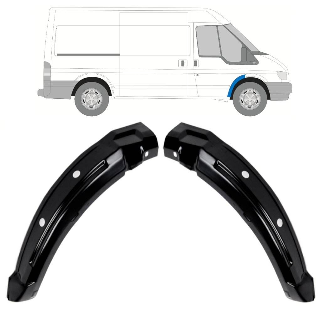 Panneau de réparation arc d'aile avant intérieur pour Ford Transit 2000-2013 / Ensemble 11885