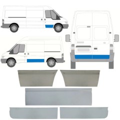 Panneau de réparation de porte pour Ford Transit 2000-2013 / Gauche+Droit / Ensemble 11389