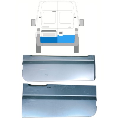 Panneau de réparation de porte arrière pour Ford Transit 2000-2013 / Gauche+Droit / Ensemble 14534