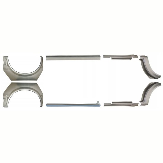 Réparation bas de caisse + passage de roue arrière pour Ford Transit 2000-2013 / Ensemble 9694