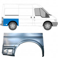 Panneau de réparation arc d'aile arrière pour Ford Transit 2000- / SWB / Droite 7160