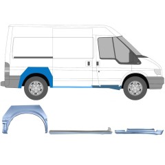 Ensemble de panneaux de réparation pour Ford Transit 2000-2013 / Droite / 12432
