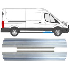 Réparation bas de caisse pour Ford Transit 2014- / Gauche+Droit / Ensemble 16141