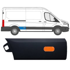 Moulure latérale sur aile arrière pour Ford Transit 2014- / Droite / Ensemble 11690