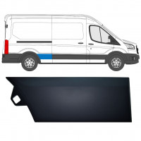 Moulure latérale sur aile arrière pour Ford Transit 2014-  / LWB / Droite 11686