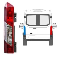 Feu arrière pour Ford Transit 2014- / Gauche 16093