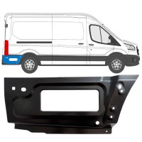 Panneau de réparation arc d'aile arrière pour Ford Transit 2014- / Droite 15348