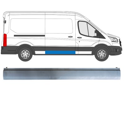 Panneau de réparation pour porte coulissante pour Ford Transit 2014- / Droite 14920
