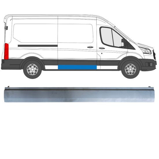 Panneau de réparation pour porte coulissante pour Ford Transit 2014- / Droite 14920 Panneau de réparation pour porte coulissante pour Ford Transit 2014- / Droite 14920