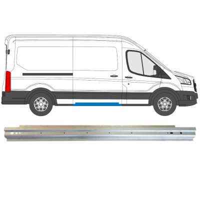 Réparation bas de caisse de sur porte latérale pour Ford Transit 2014- 14738