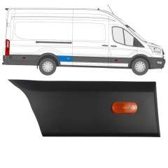 Moulure latérale sur aile arrière pour Ford Transit 2014- / Droite / Ensemble 11723